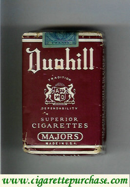 Dunhill Superior Cigarettes Majors cigarettes soft box
